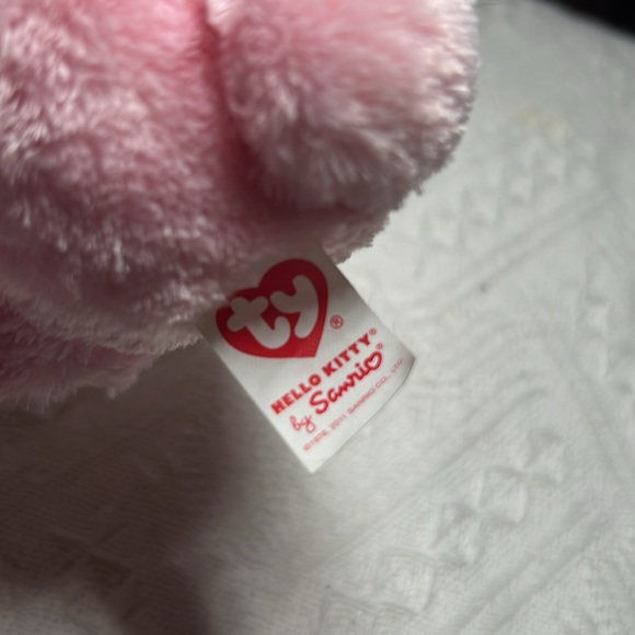 Ty Sanrio Hello Kitty Beanie Baby in Pink Bunny Suit 8” - Picture 3 of 6